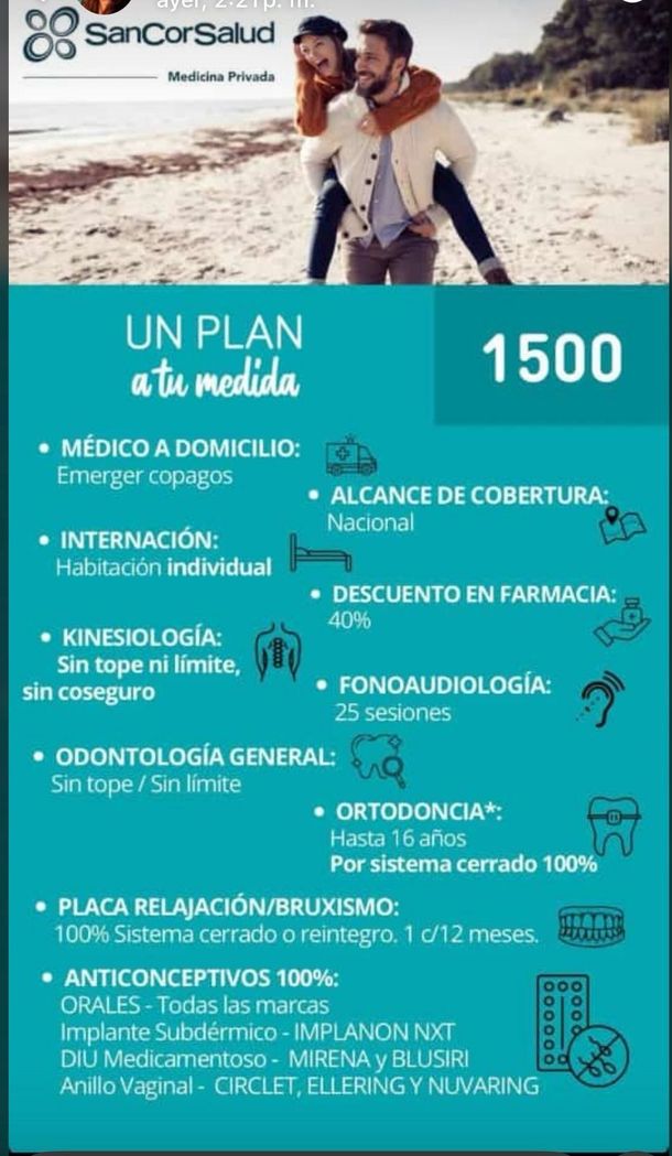 Anuncio del plan de salud SanCorSalud
