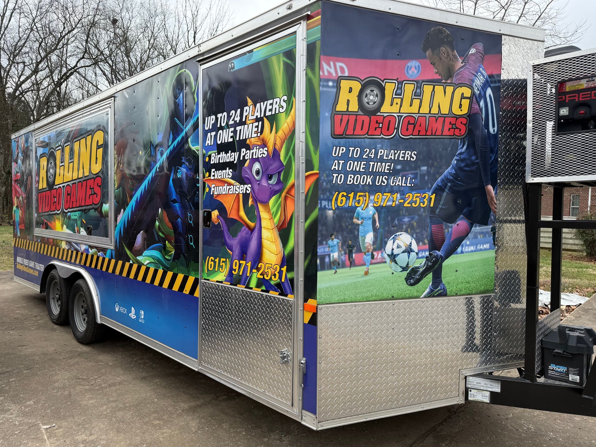 Mobile video game trailer