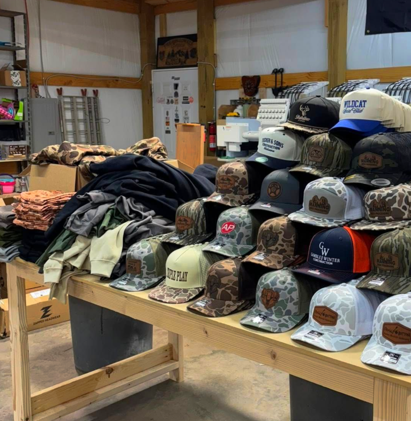 Hat Tower Shirts Beanies Big Pine Customs Inc