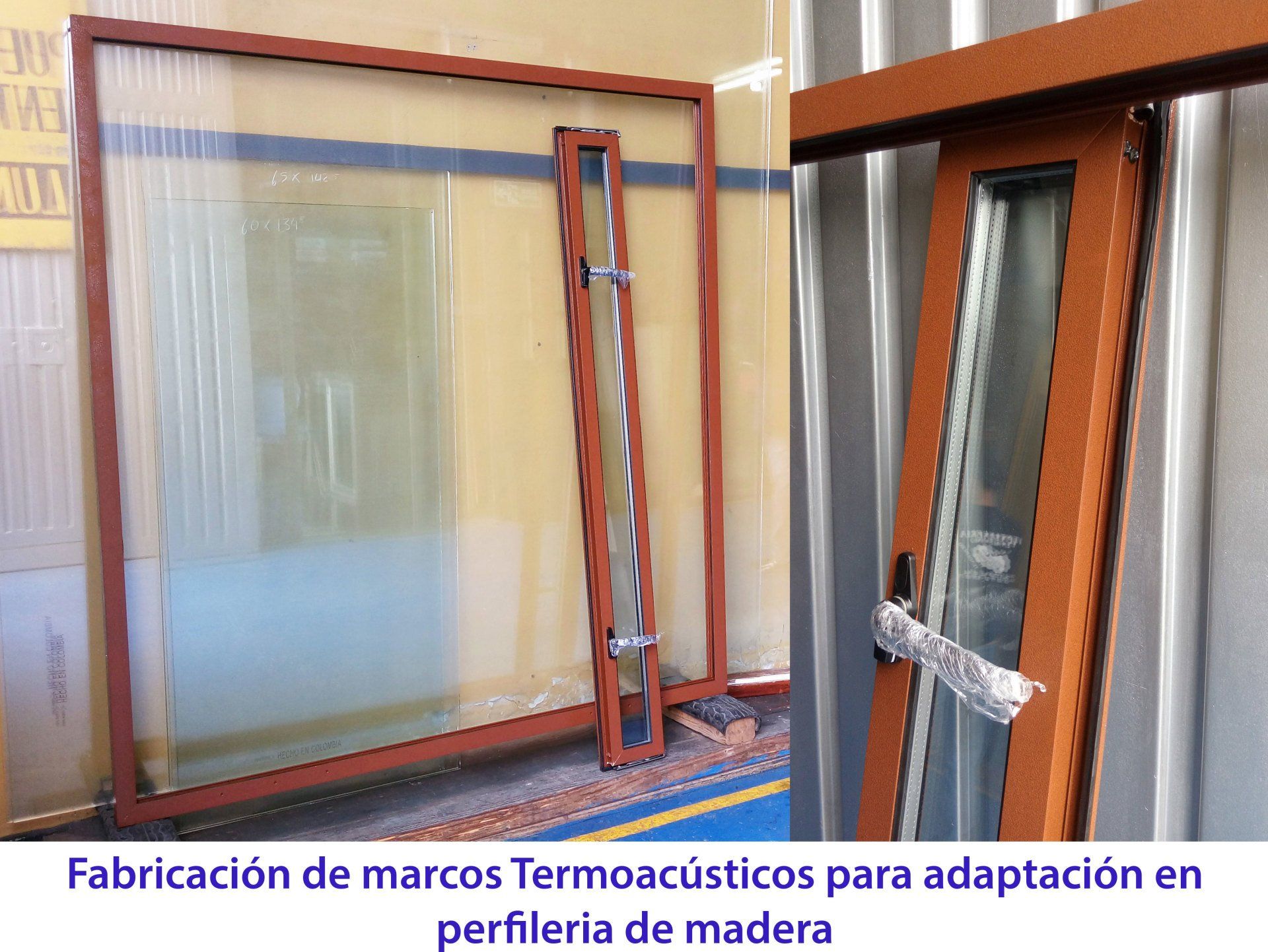 ventaneria antiruido en madera