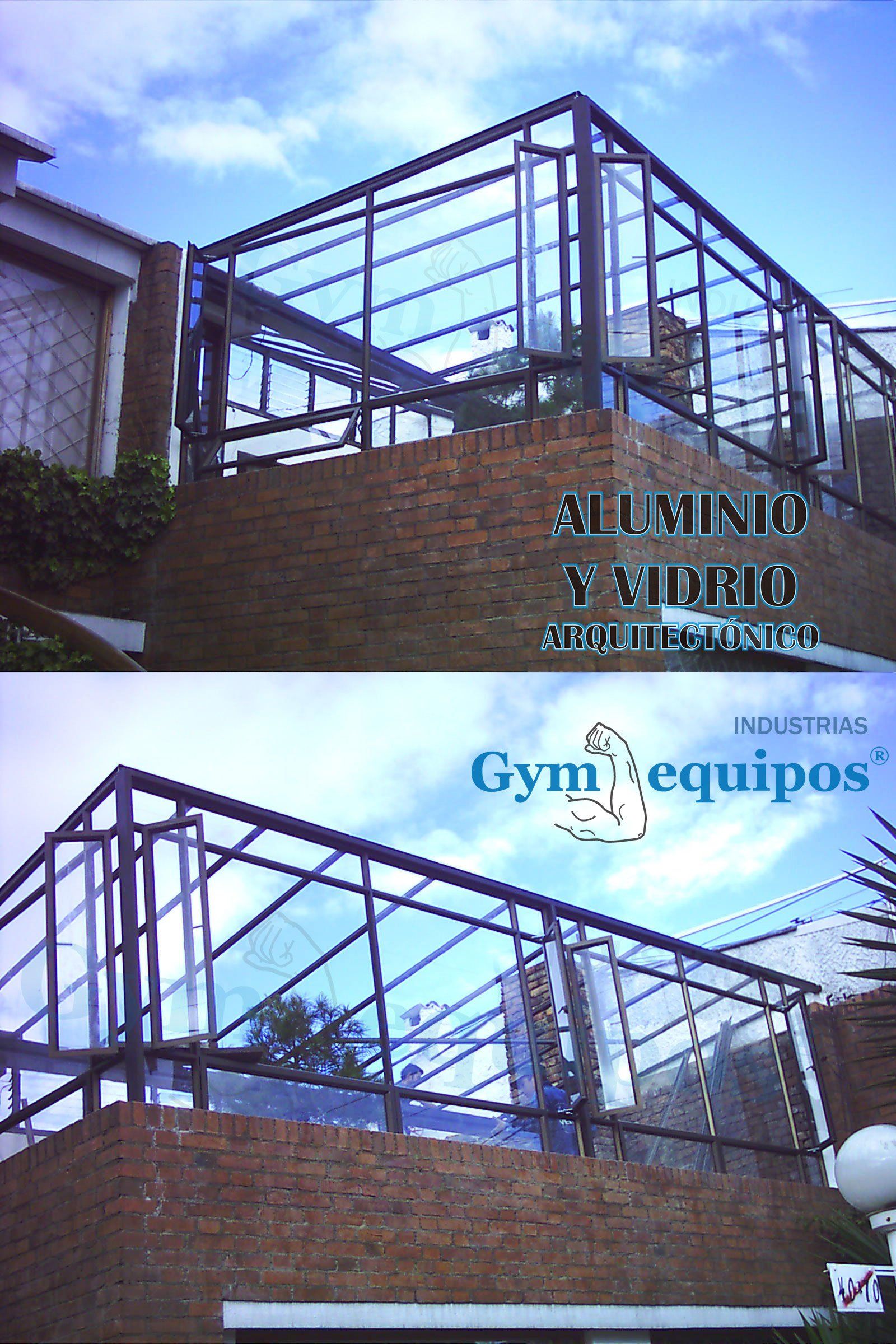 encerramiento terraza vidrio aluminio industrias gym
