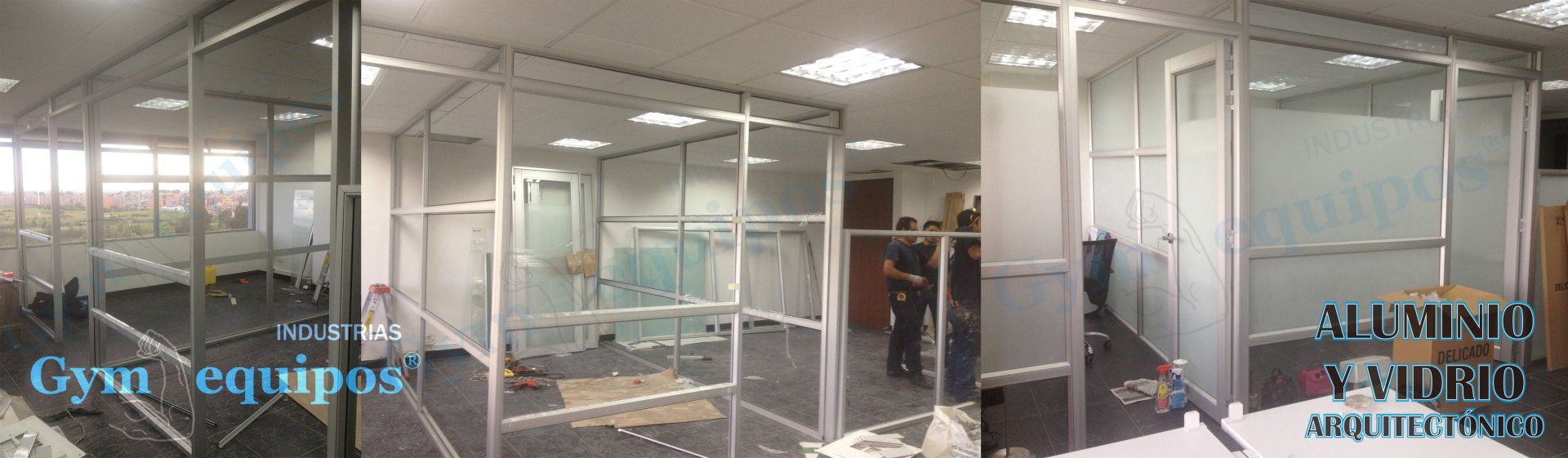 divisiones de oficina bogota aluminio