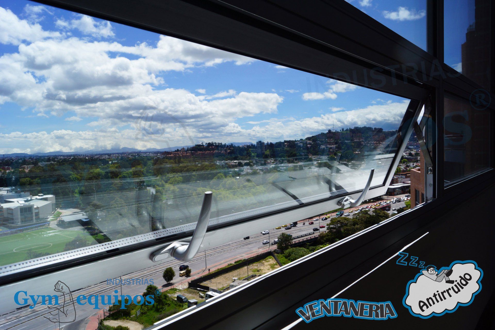 basculante antirruido doble acristalamiento