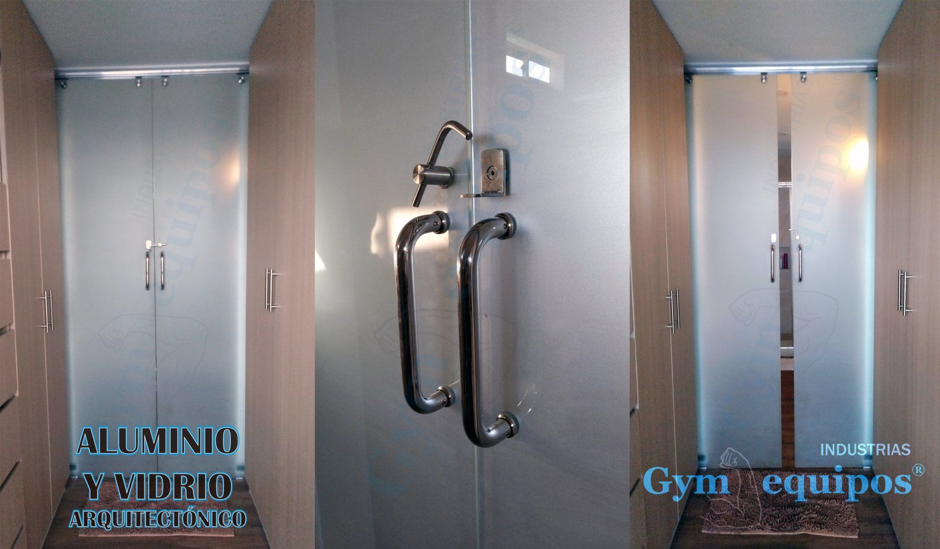 puerta en vidrio para cocina