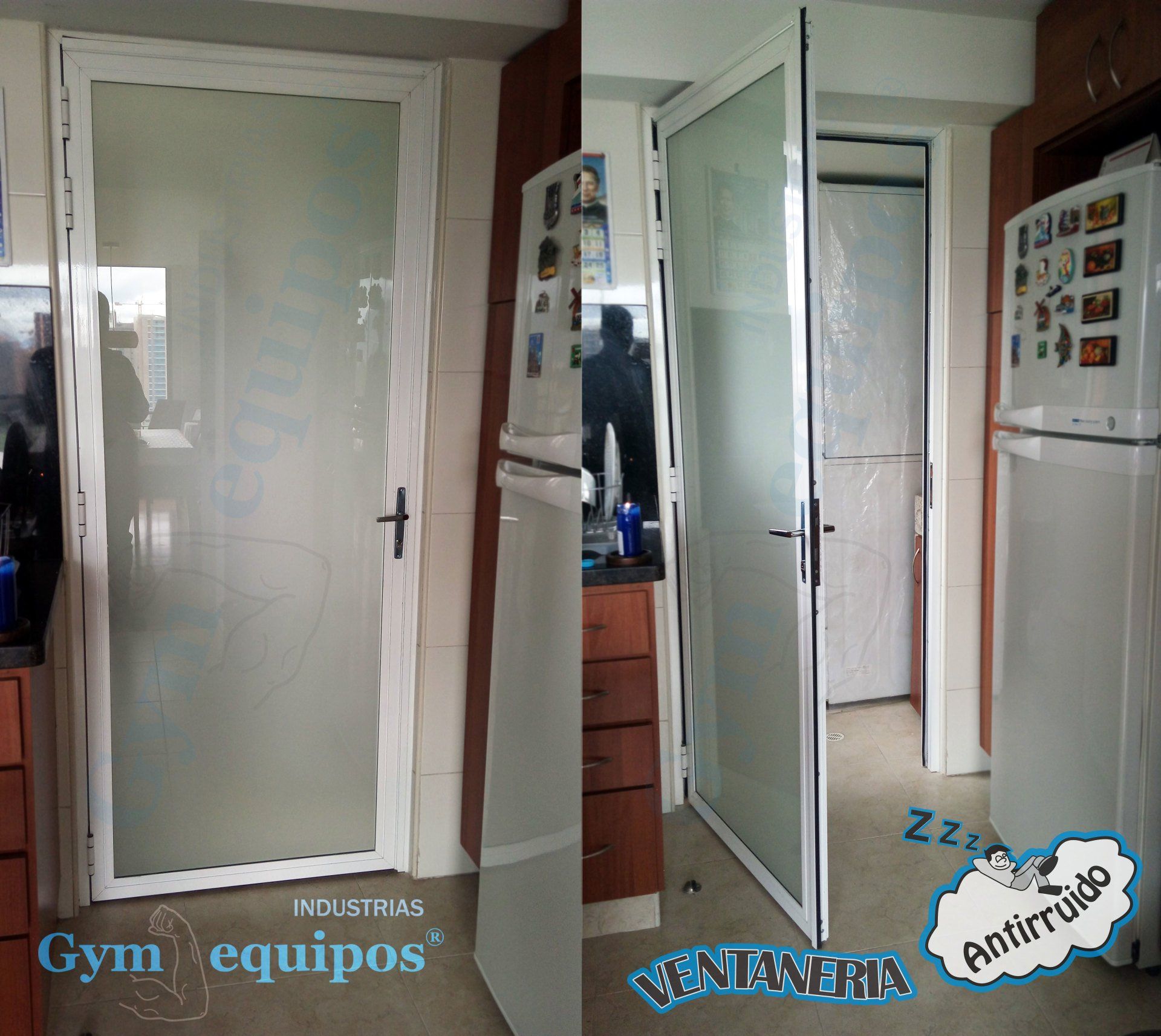 Puerta antiruido por antirruido gym