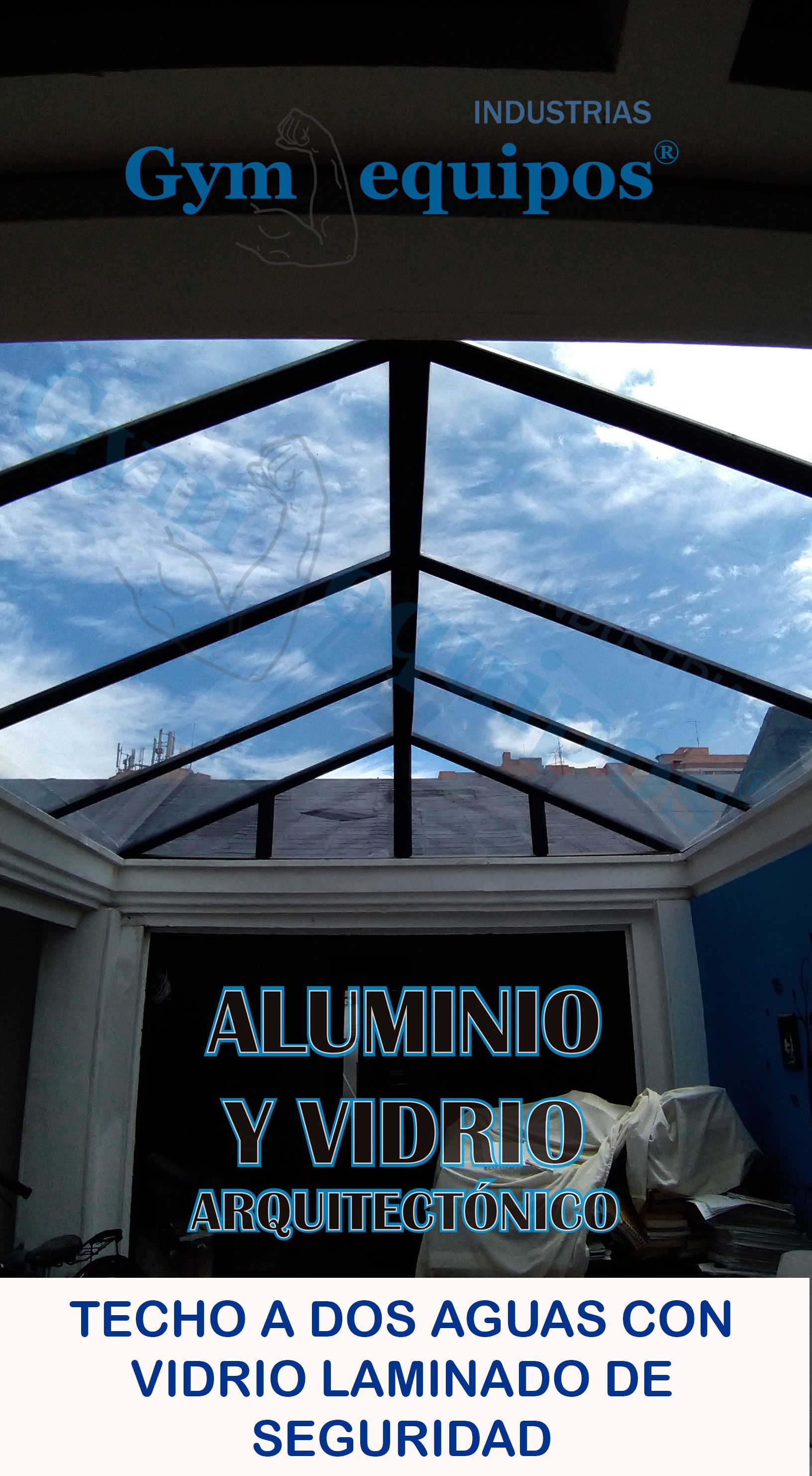 marquesina aluminio industrias gym
