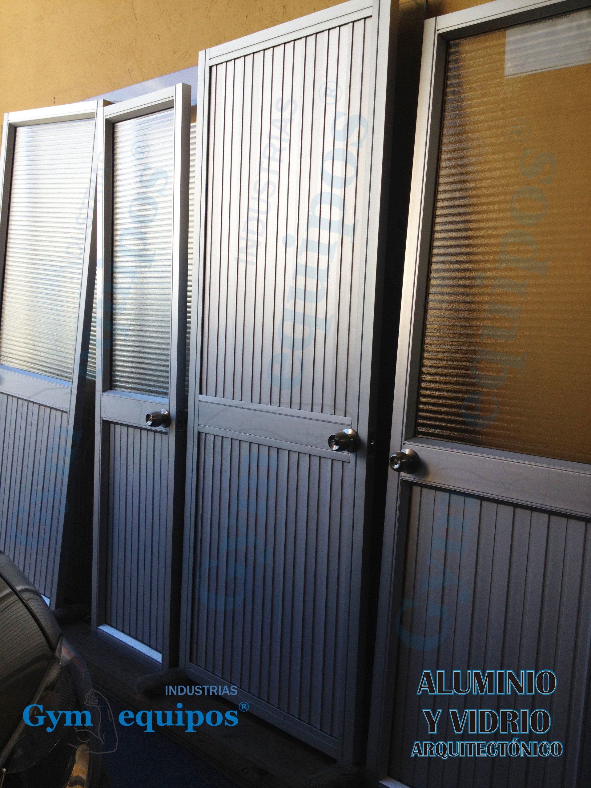 puertas en aluminio industrias gym