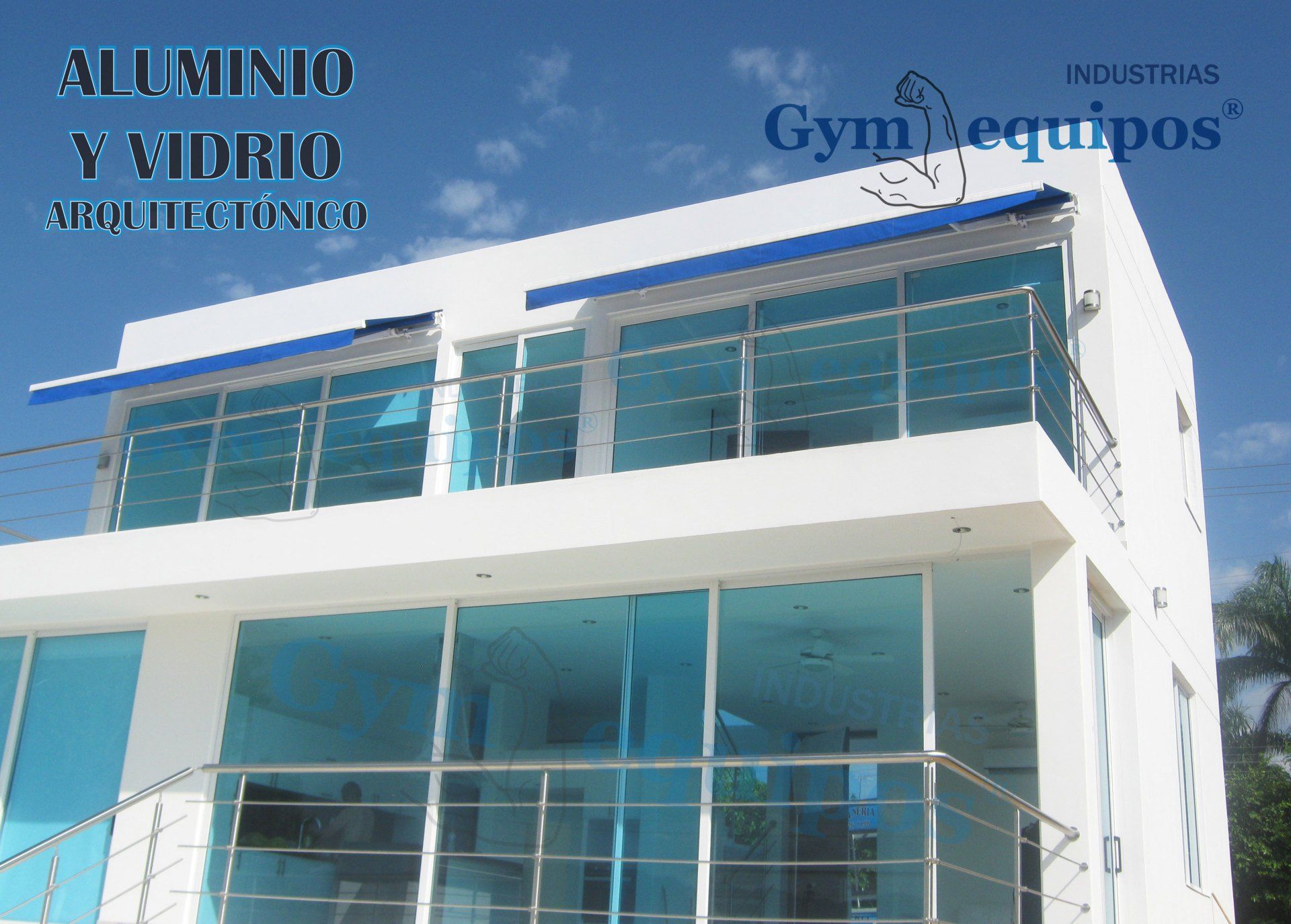 fachada aluminio vidrio colombia industrias gym