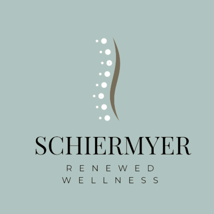 A logo for a company called schiermyer renewed wellness