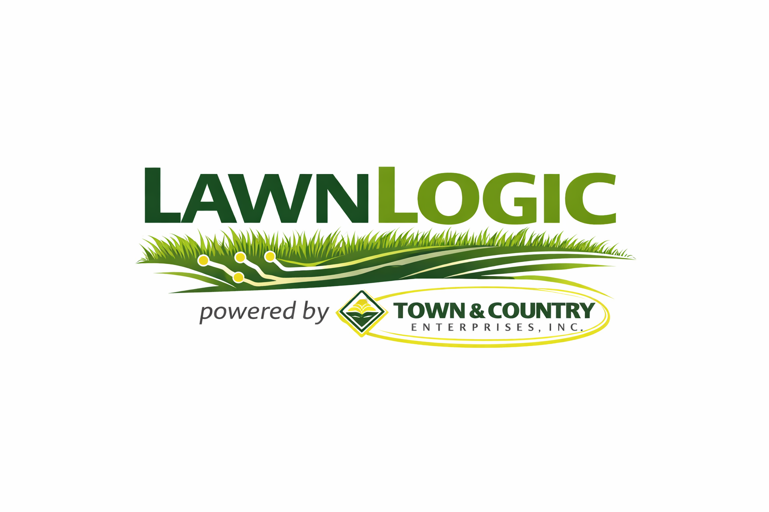 Lawn Logic text logo