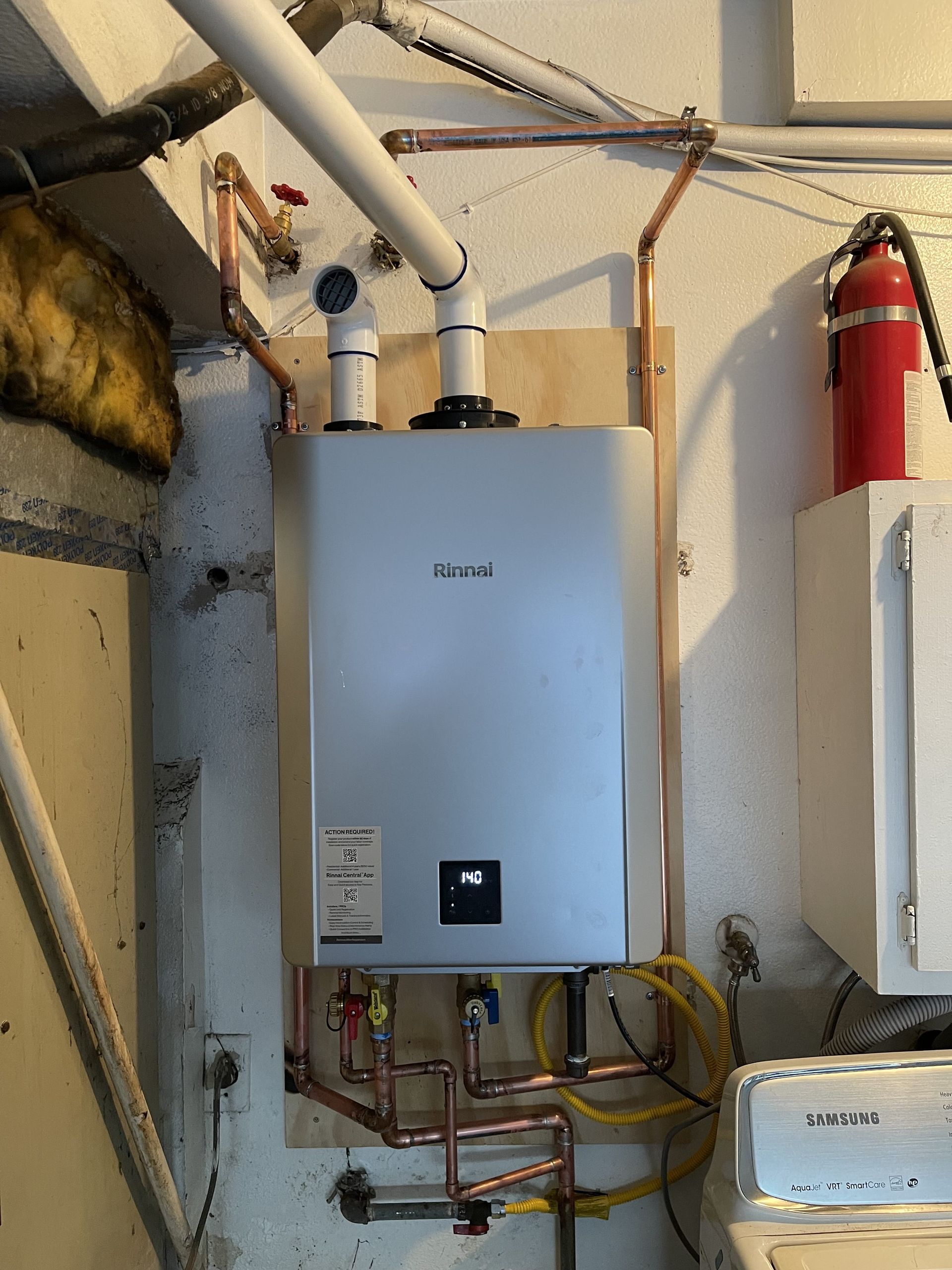 Fixed water heater