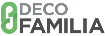 It is a logo for a company called deco familia.