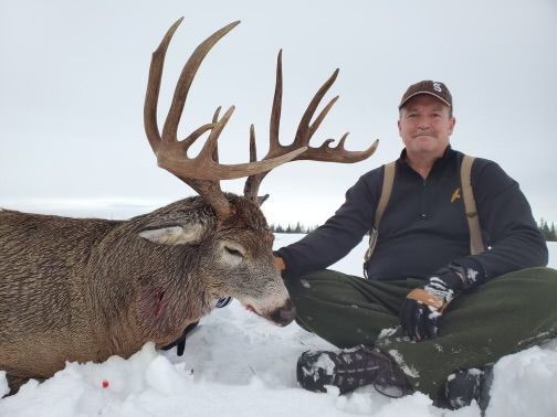 Alberta whitetail deer hunt