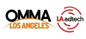 A logo for omma los angeles and la adtech