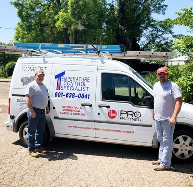 Temperature Control Specialist van and owners