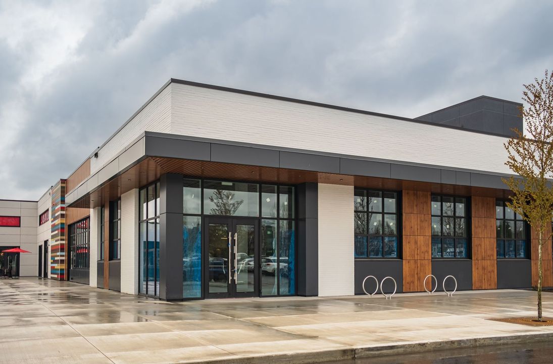 Front of the store building