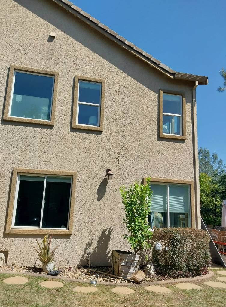 A house with a lot of windows on it