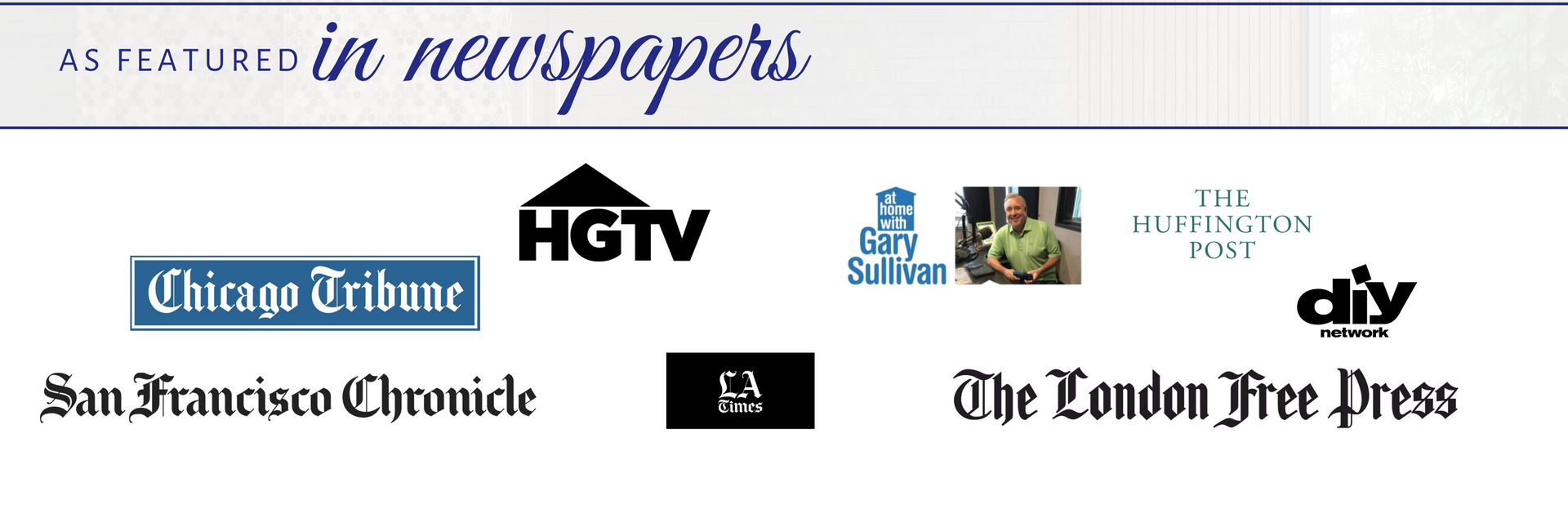 as see in newspapers and on tv