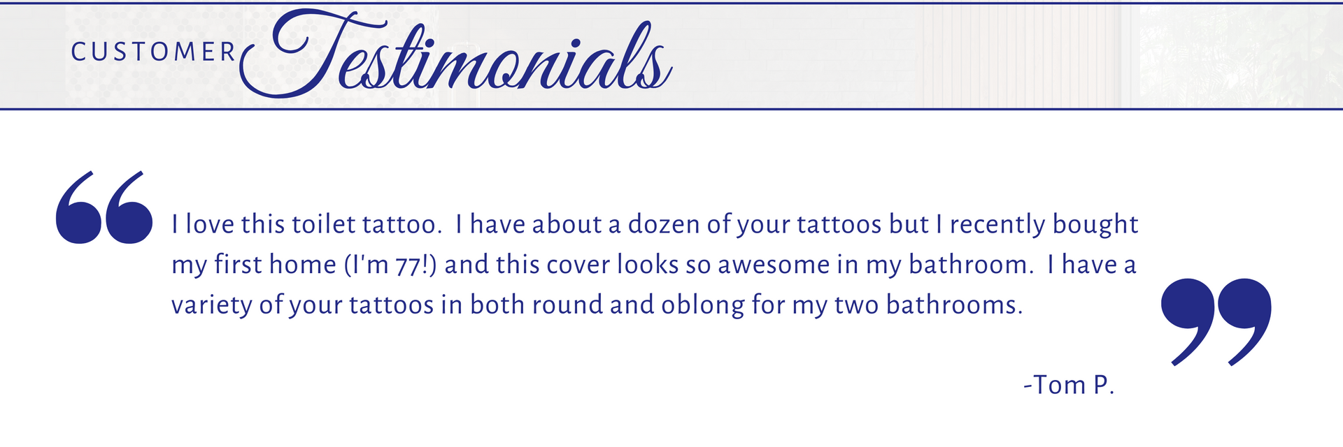 customers testimonial