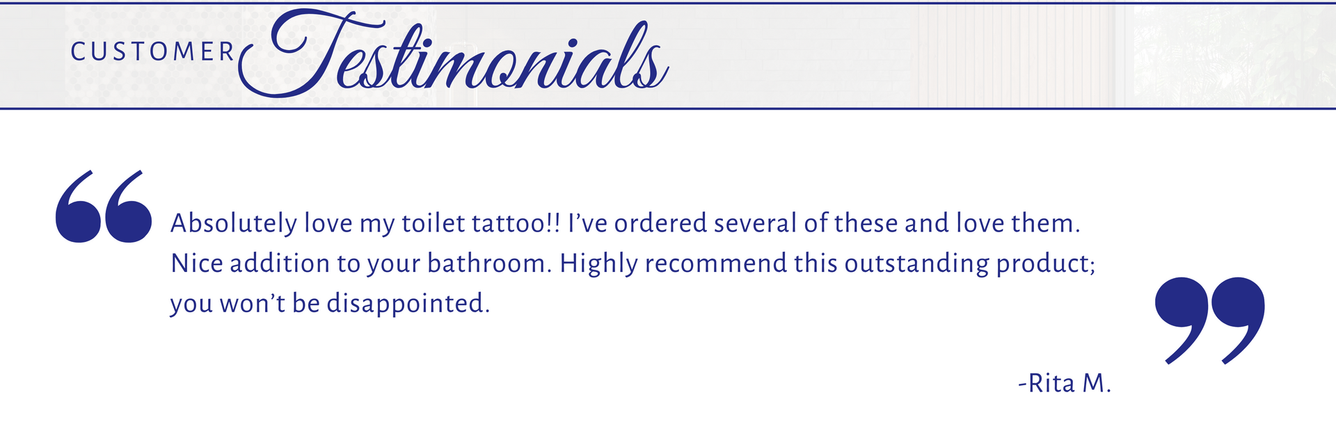 customer testimonial