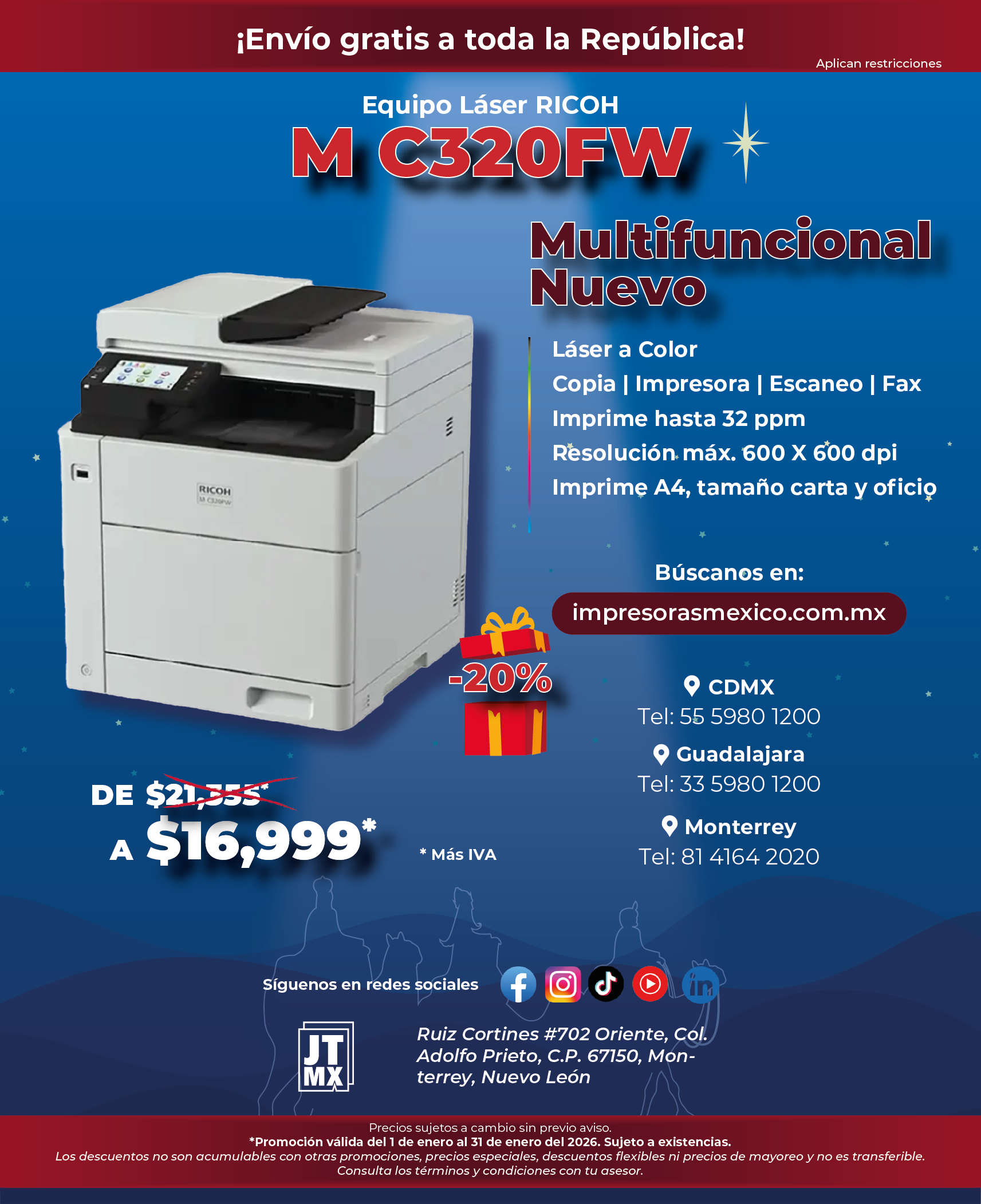 Una imagen de una impresora con un código QR.