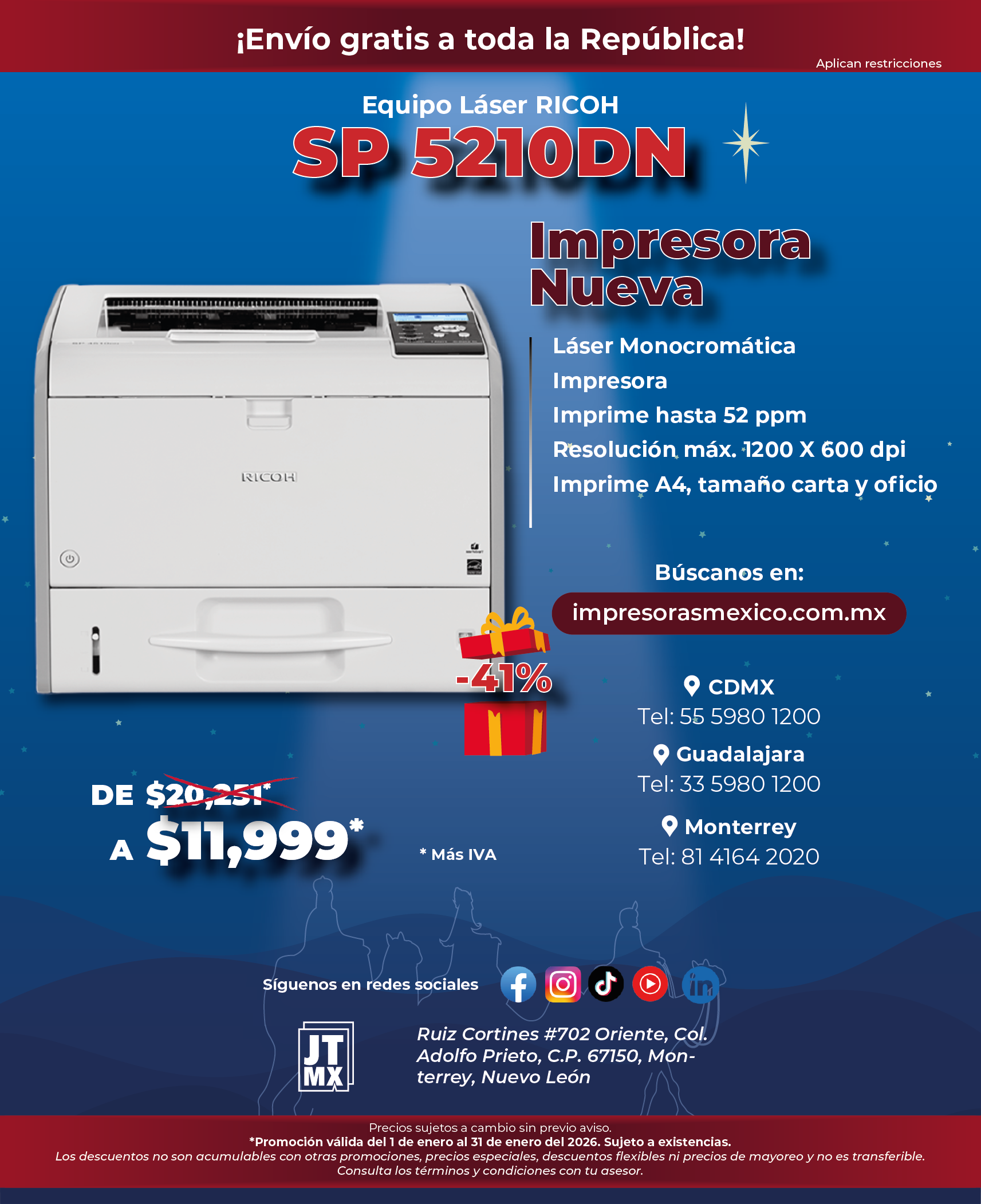 Una imagen de una impresora con un código QR.