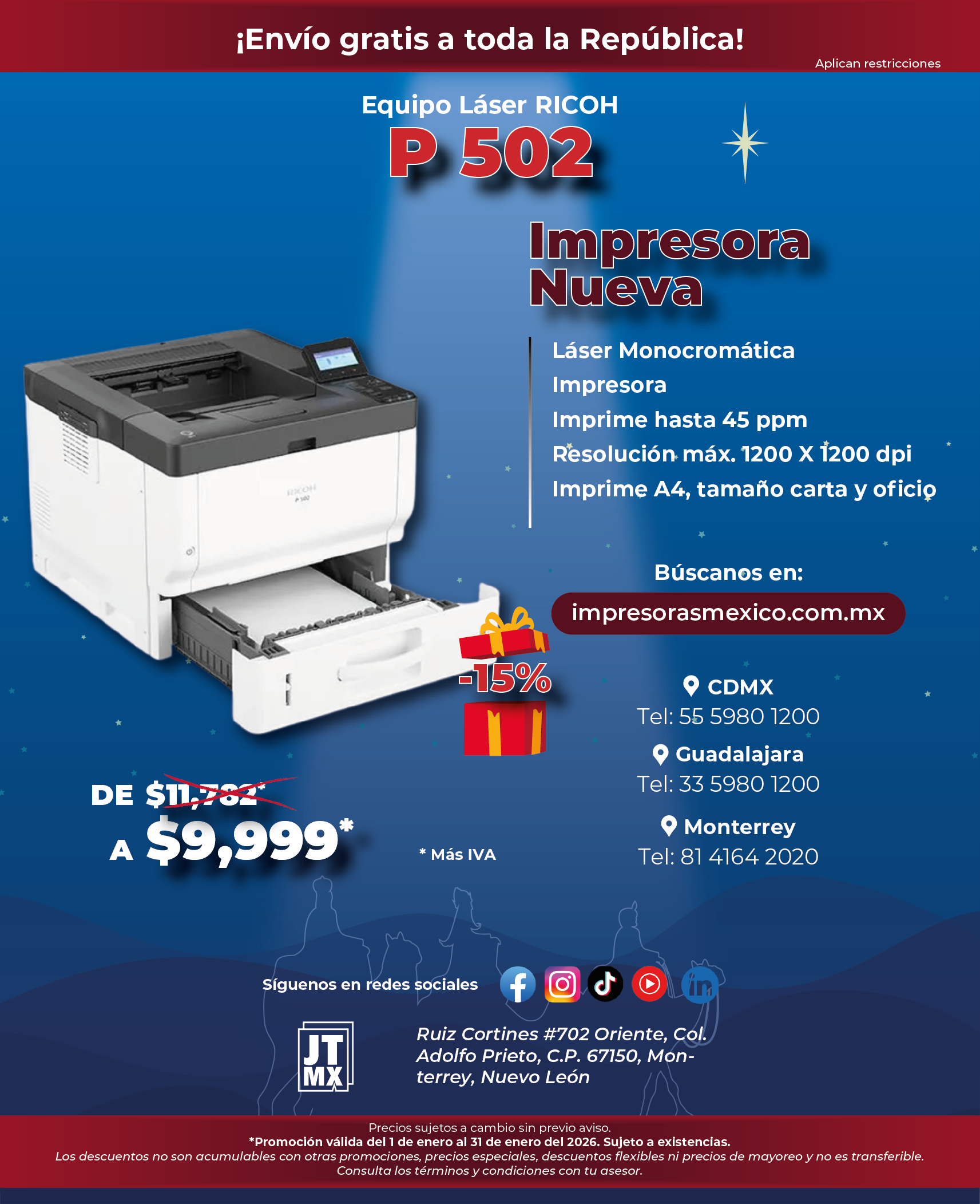 Un cartel para una impresora que dice nuevo im 460f