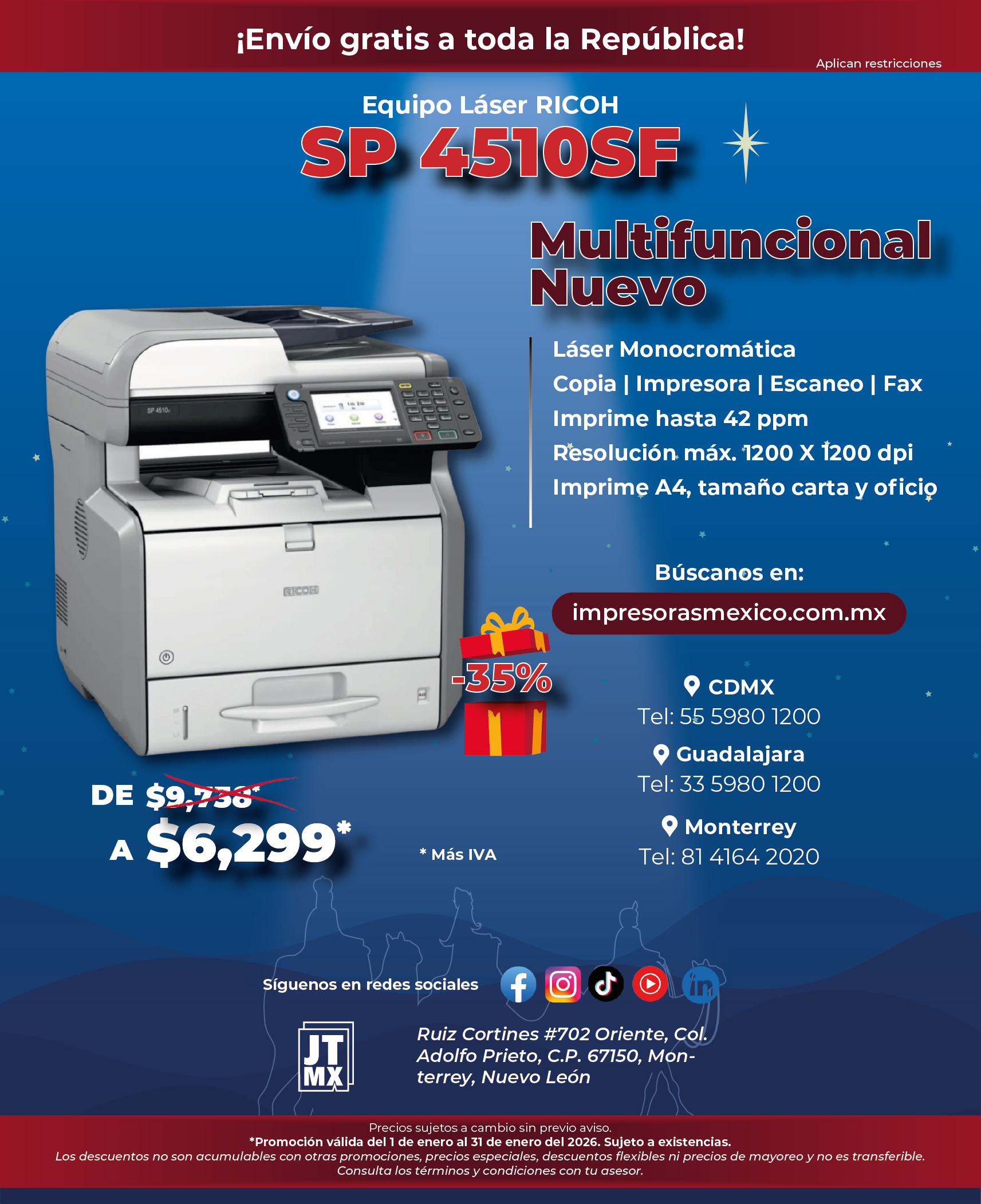 Una imagen de una impresora con un código QR.