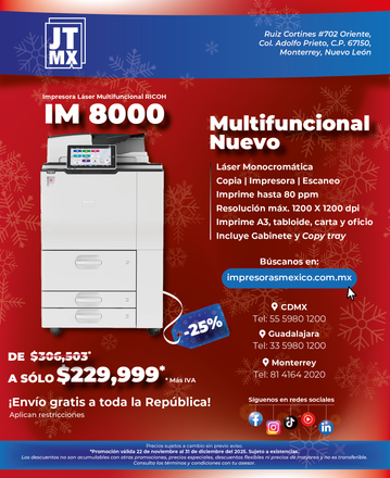 Un anuncio de una impresora que dice nuevo im 430f