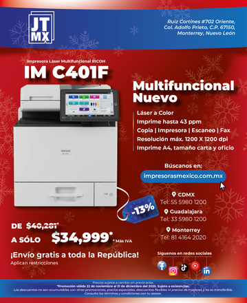 Un cartel para una impresora que dice nuevo im 460f