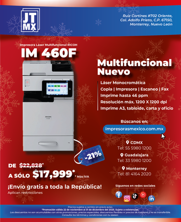 Un anuncio de una impresora que dice nuevo im 430f