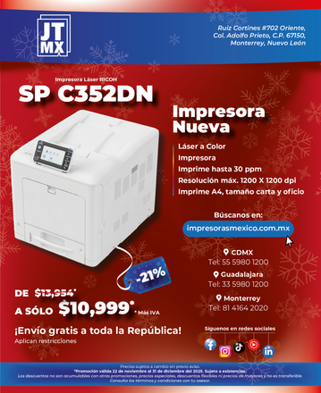 Un anuncio de una impresora que dice nuevo im 430f