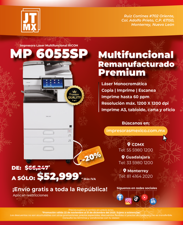 Se anuncia una impresora jt mx mp 3550