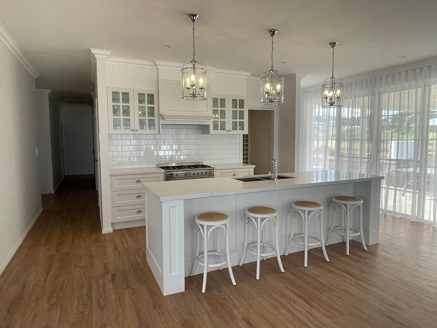 Kitchen With White Cabinets — Tamworth, NSW — Nathan Love’s Homes