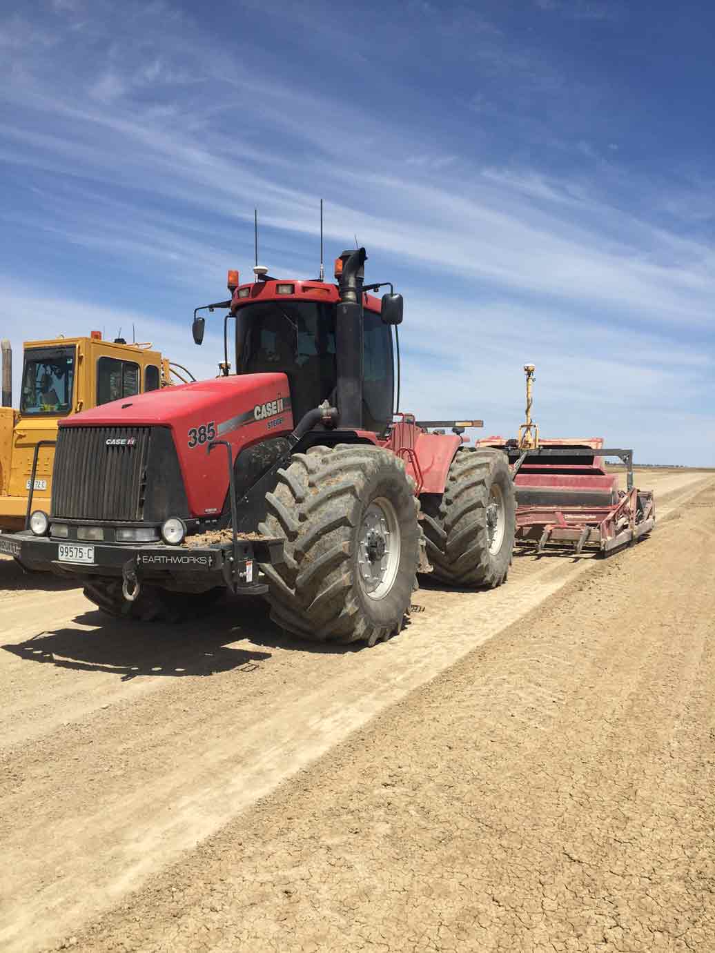 filling the dump truck