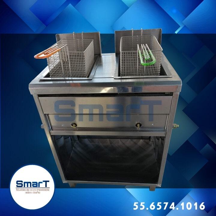 SMART MUEBLES DE ACERO INOXIDABLE – Freidoras