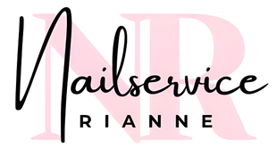 Het is een logo nagelstudio Nailservice Rianne.