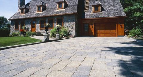 concrete driveway for home