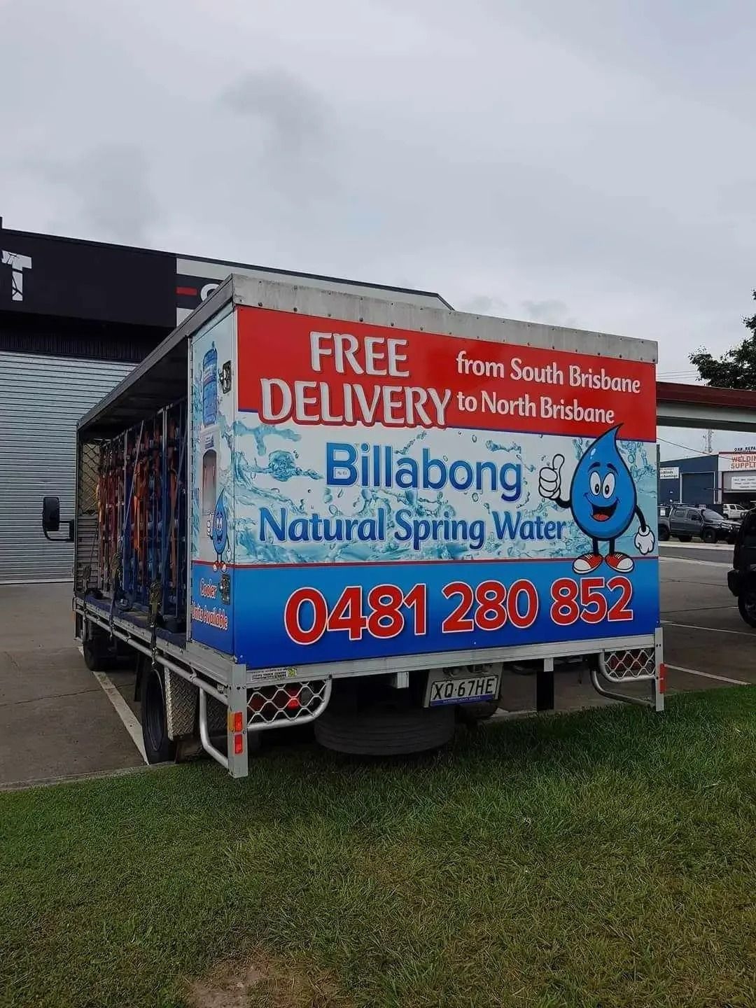A Billabong Truck Is Parked in A Parking Lot — Billabong Springs in Jimboomba, QLD