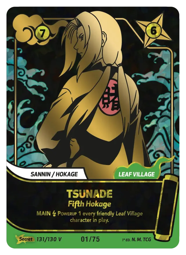 naruto mythos tcg 綱手　シークレット Collection Guide | Naruto Mythos TCG Official Website