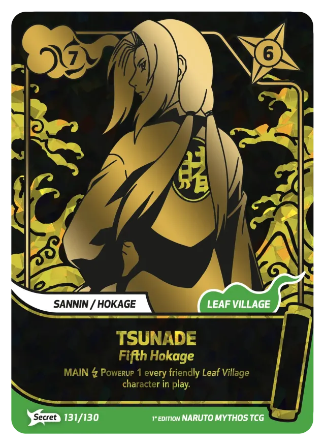 naruto mythos tcg 綱手　シークレット Collection Guide | Naruto Mythos TCG Official Website