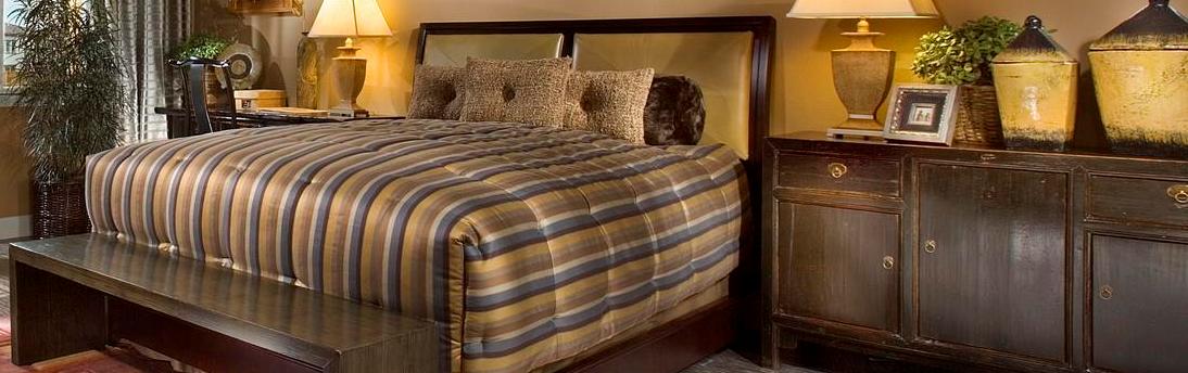 Contemporary Interior Design for Danville Residence Bedroom Closer View