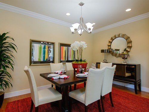 Saratoga Dining Room Home Staging