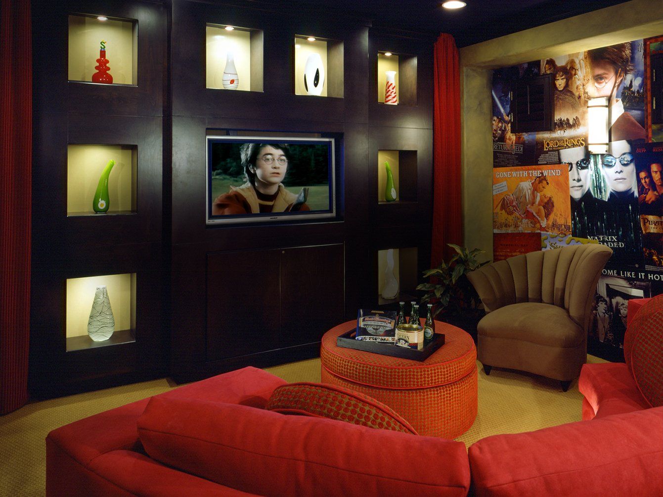 Benicia Waters End Contemporary Home Theater Design