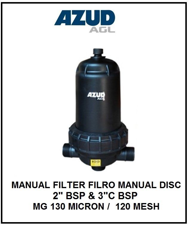 AZUD HELIX DISC FILTER SYSTEM 2NR, 3NR, 4NR, 4NB, 6NB