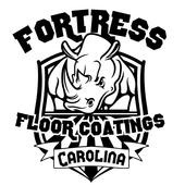 A logo of Fortress Floor Coatings Carolina.