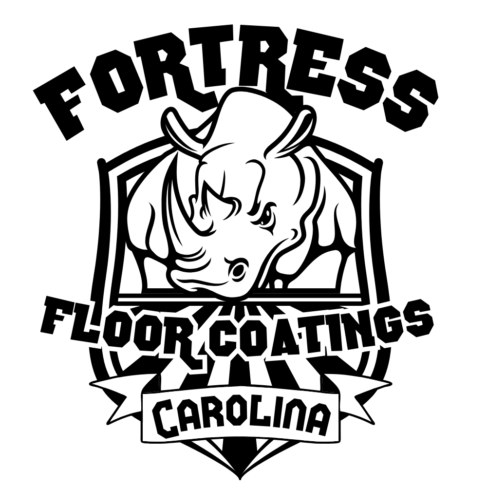A logo of Fortress Floor Coatings Carolina.