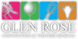 The logo for the glen rose convention and visitors bureau