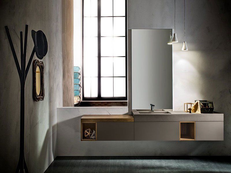 Lavandino con specchiera