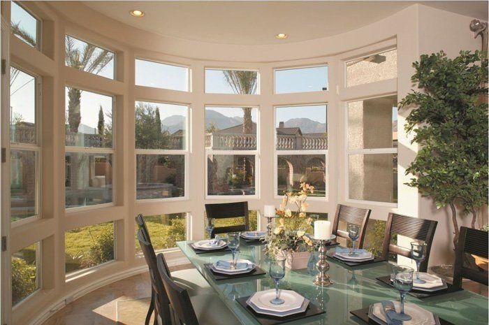 Dining Room Windows and Glass Table | Grover Beach, California | Window People